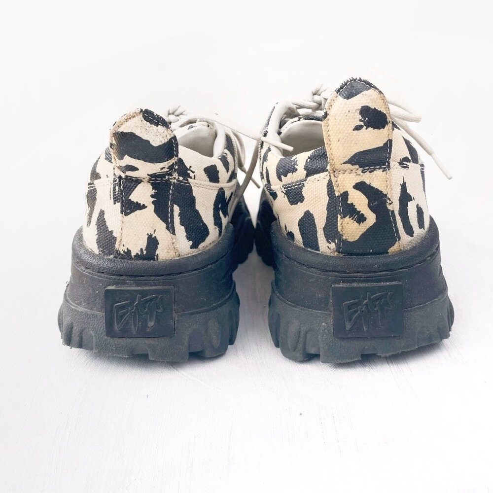 Eytys Angel Leopard/Serengeti Print Lug Sole Sneaker - Picture 6 of 12